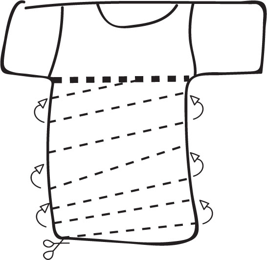 Tutorial - How to Make T-Shirt Yarn - Cate Ruth