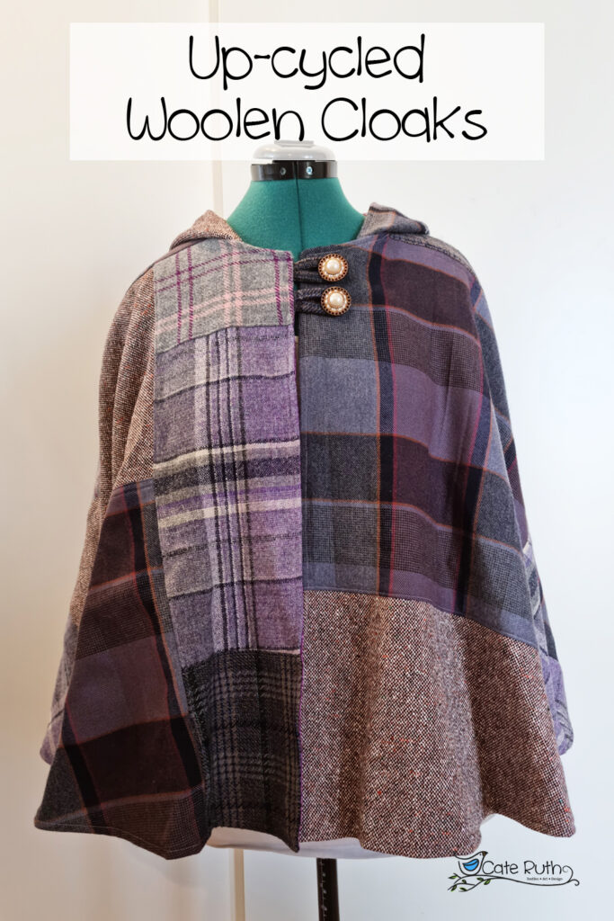 Up-cycled woolen cloaks